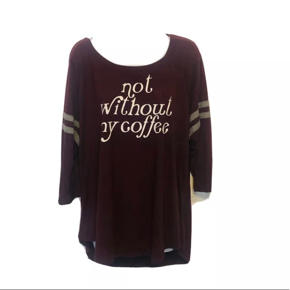 Torrid 2 Not Without My Coffee Graphic T-Shirt
